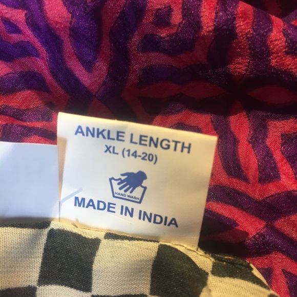 Darn Good Yarn Sari Wrap Skirt (new) - Picture 5 of 8